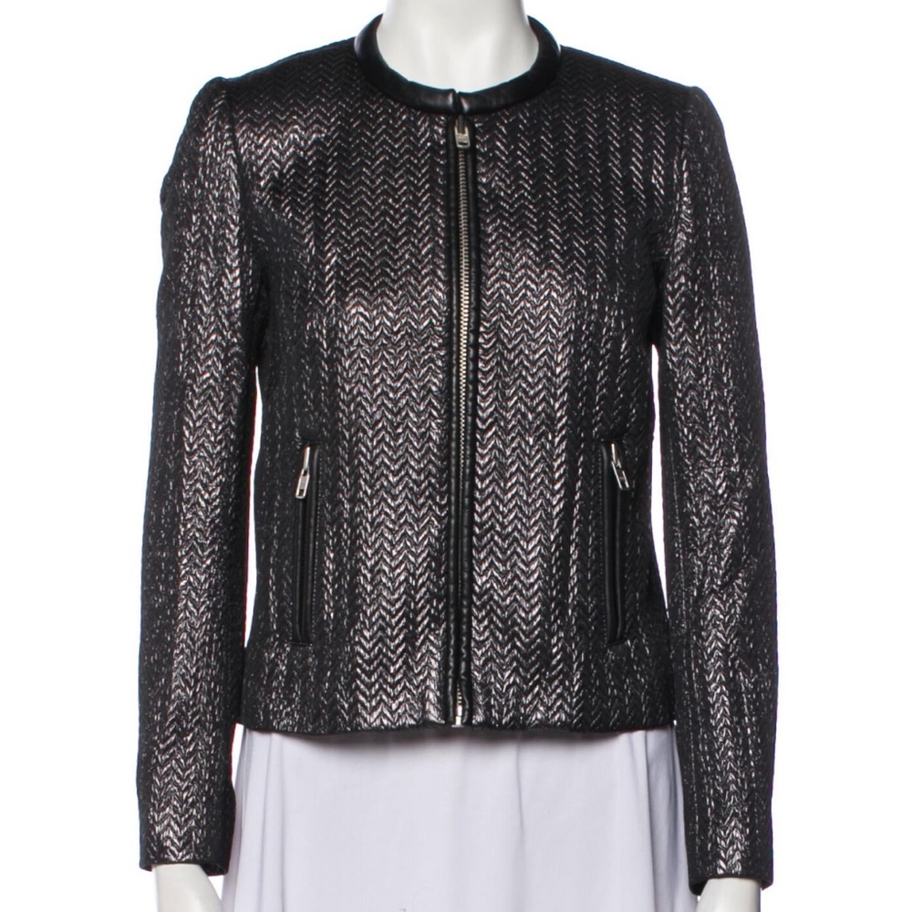 The Kooples Tweed Pattern Jacket - Picture 2 of 13
